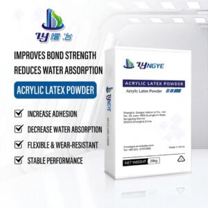 Domestic acrylic adhesive powder for colored decorative mortar, waterproof repair mortar, water-resistant redispersible latex powder