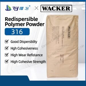 We are now wholesaling Wacker 316 rigid redispersible latex powder, mortar, tile adhesive, and VAE additive