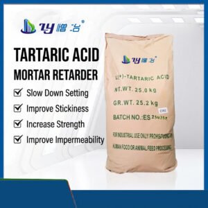 Direct sales and wholesale of industrial-grade tartaric acid levator, a special mortar reinforcing agent suitable for self-leveling, levator-retarding concrete.