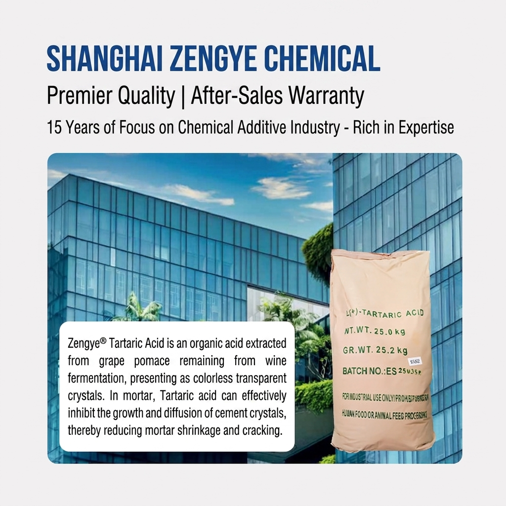 Direct sales and wholesale of industrial-grade tartaric acid levator, a special mortar reinforcing agent suitable for self-leveling, levator-retarding concrete. - Image 4
