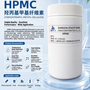 Shanghai Zengye HPMC – Multi-Functional Additive for Pharma, Food, & Construction