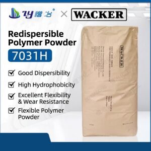 Wacker 7031H water-repellent redispersible latex powder, sealant, waterproof mortar, flexible VAE admixture.